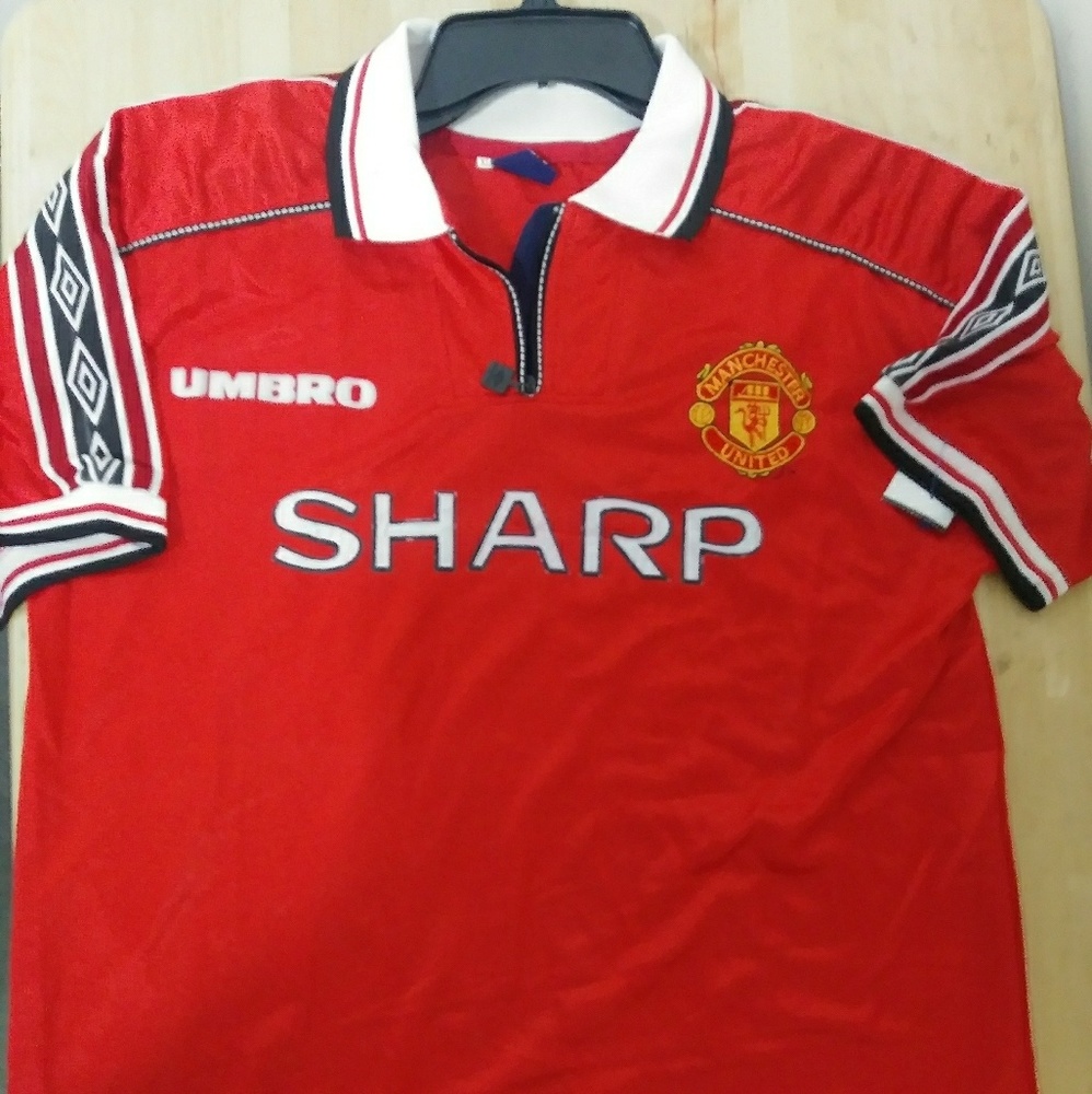 VINTAGE 1998 MANCHESTER UNITED AUTHENTIC JERSEY